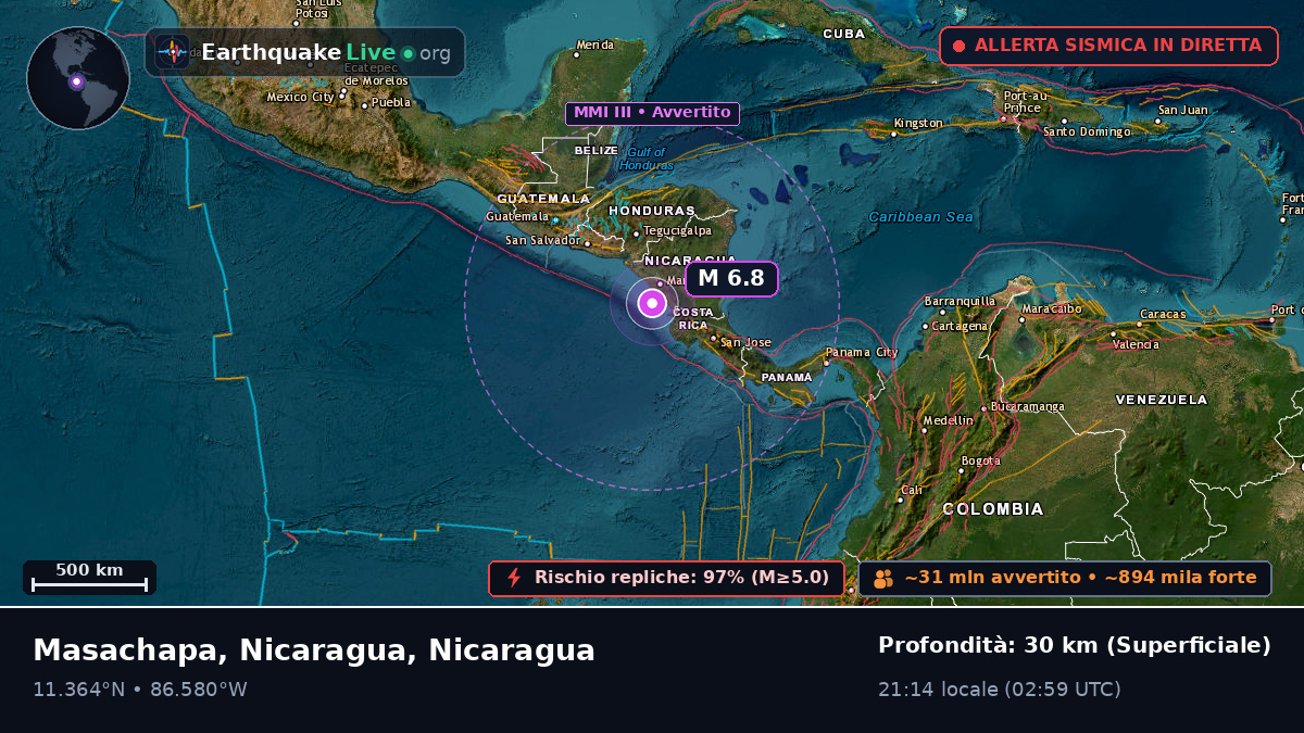 Mar dei Caraibi (Nicaragua)