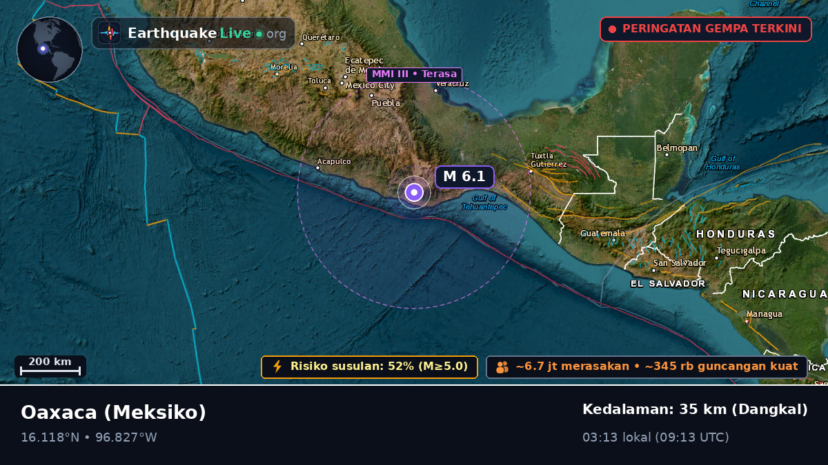 Oaxaca, Meksiko