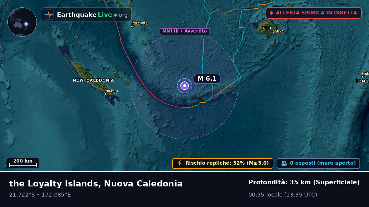 Oceano Pacifico meridionale (Nuova Caledonia)