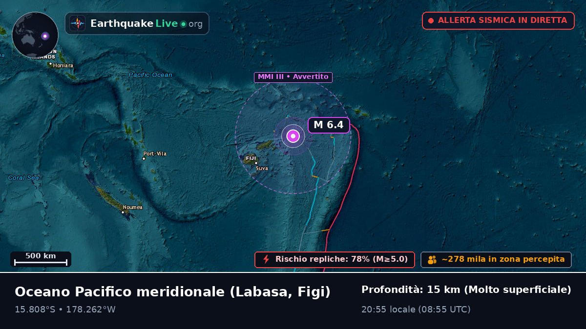 Oceano Pacifico meridionale (Figi)