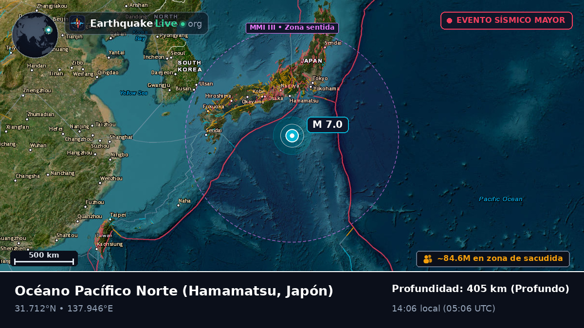 Océano Pacífico Norte (Japón)