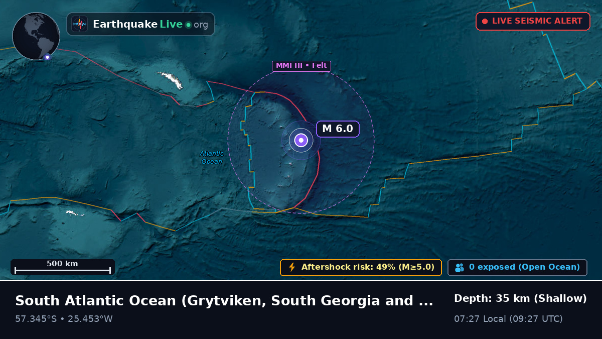 South Atlantic Ocean (South Georgia and the Islands)