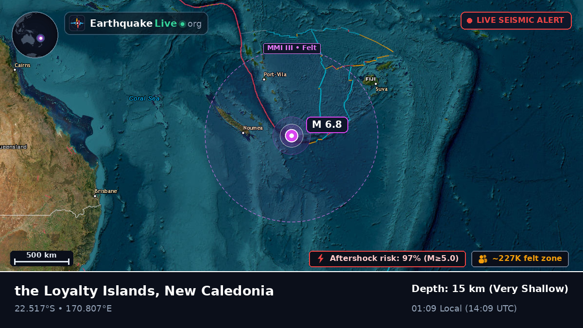 South Pacific Ocean (New Caledonia)