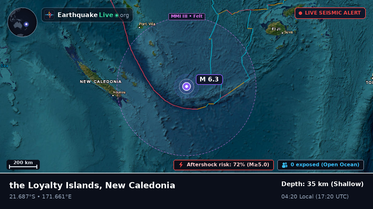 South Pacific Ocean (New Caledonia)