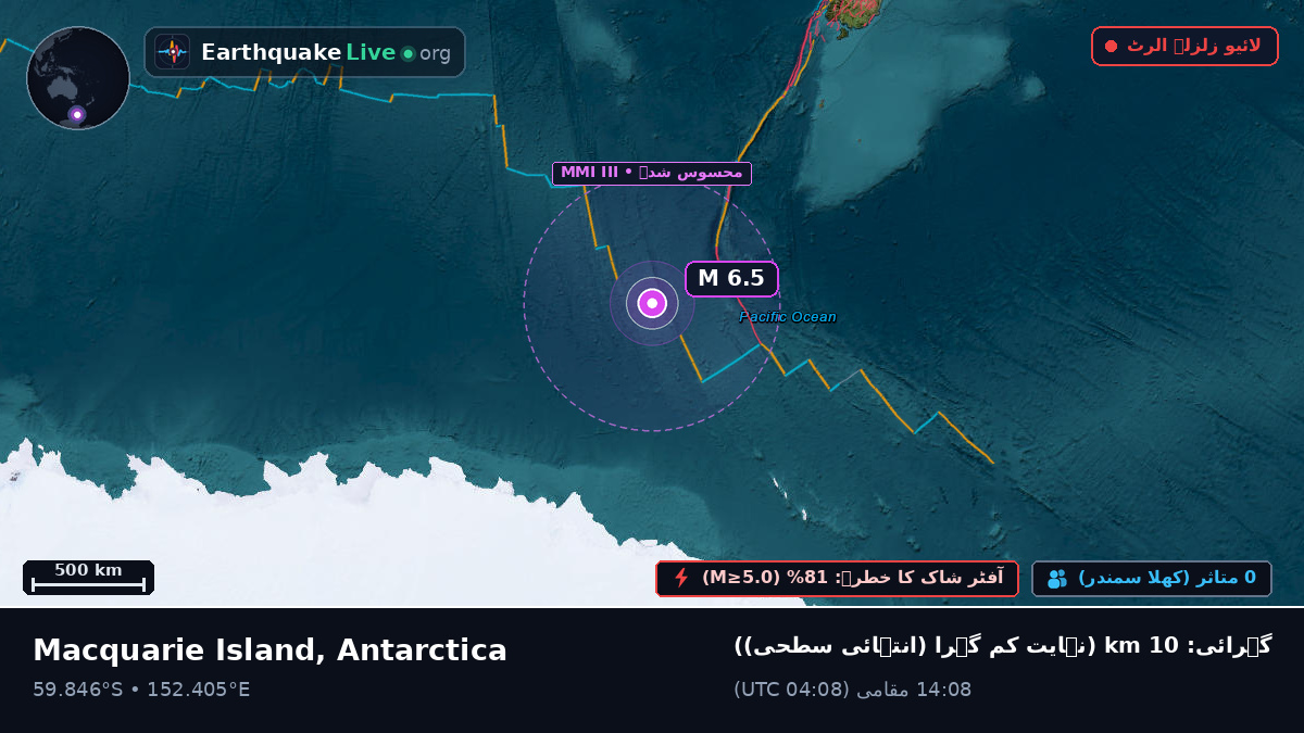 جنوبی بحر الکاہل (Antarctica)