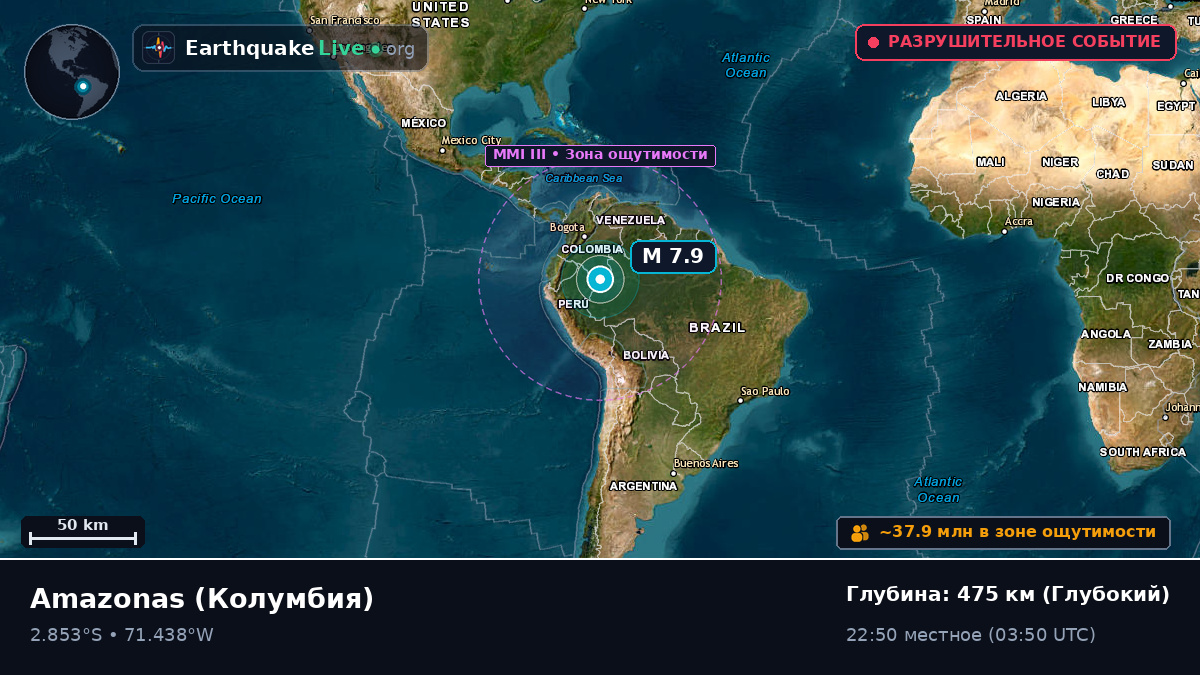 Amazonas, Колумбия