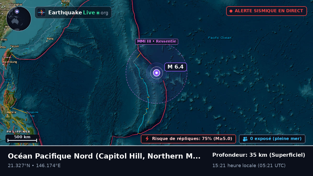 Océan Pacifique Nord (Northern Mariana Islands)