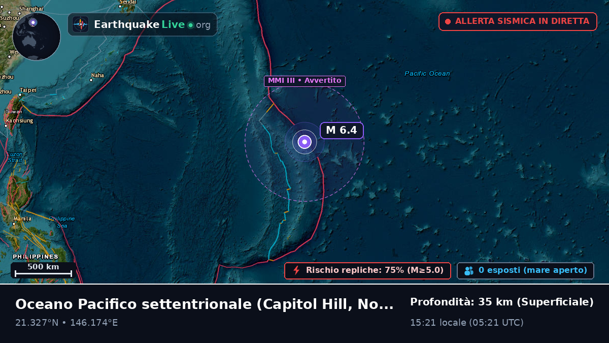 Oceano Pacifico settentrionale (Northern Mariana Islands)
