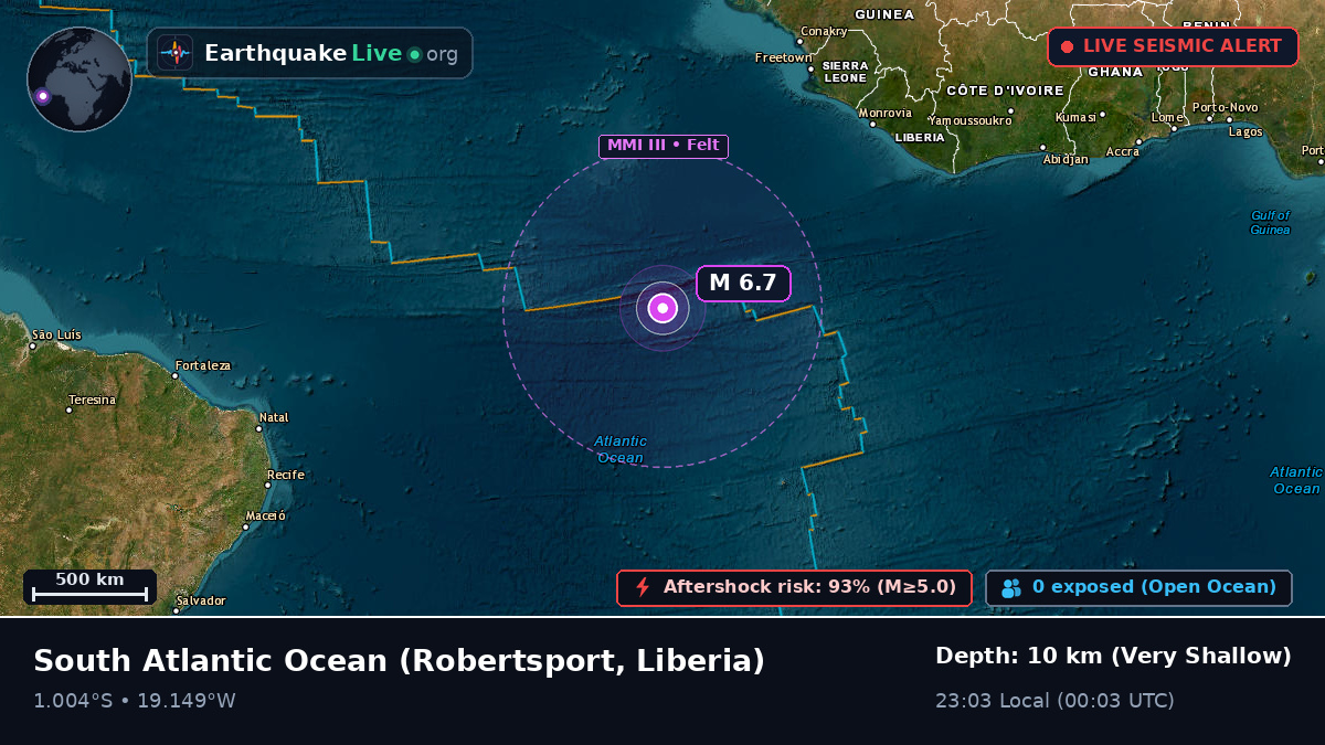 South Atlantic Ocean (Liberia)