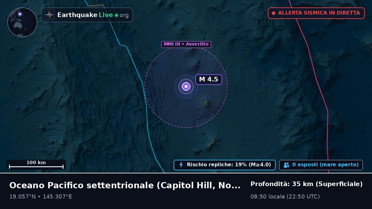 Oceano Pacifico settentrionale (Northern Mariana Islands)