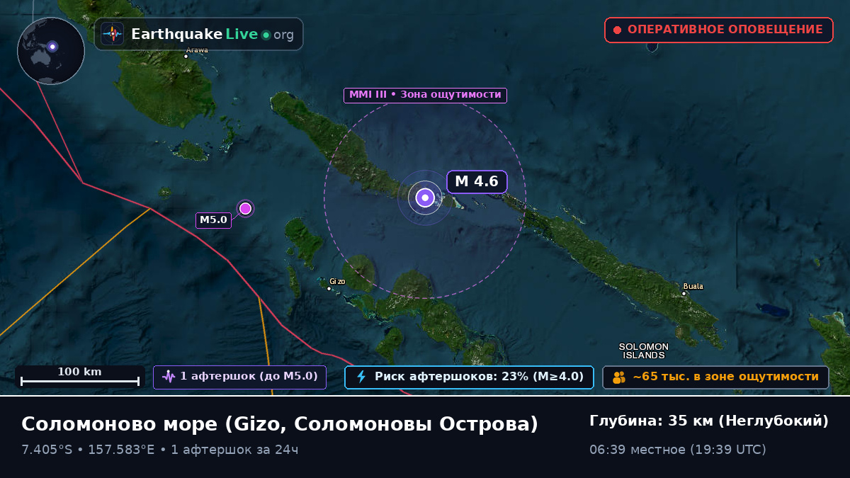 Соломоново море (Соломоновы Острова)