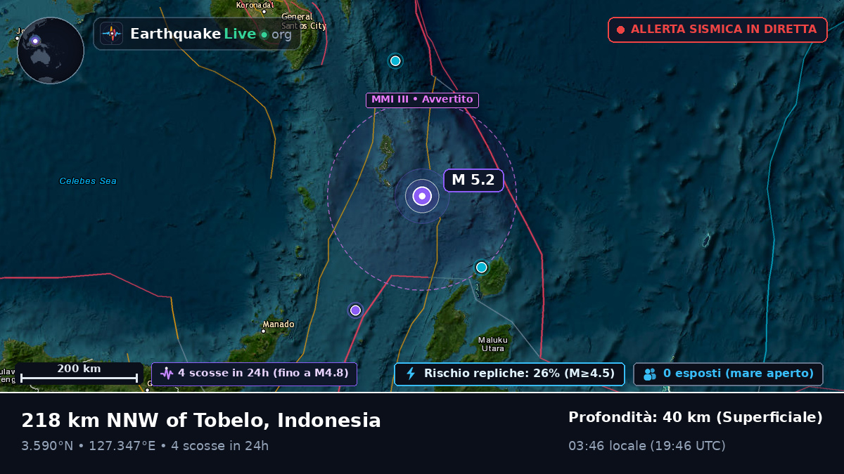 Oceano Pacifico settentrionale (Indonesia)