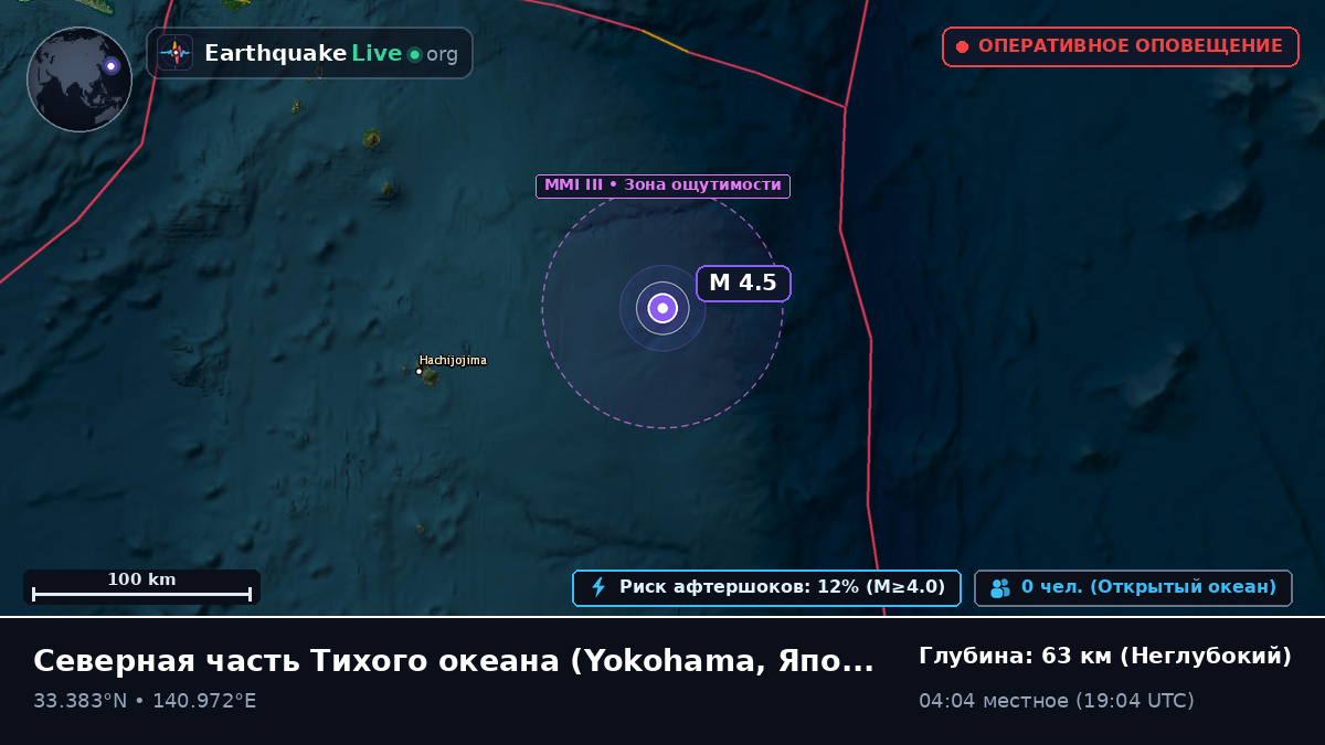 Северная часть Тихого океана (Япония)