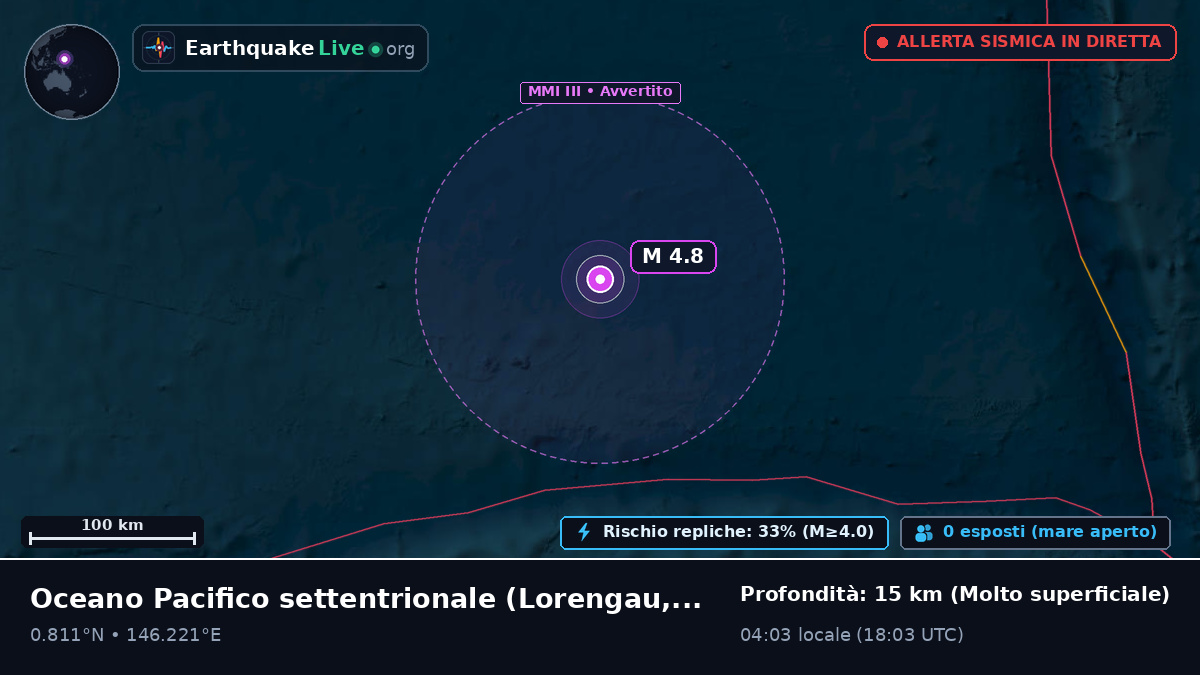 Oceano Pacifico settentrionale (Papua Nuova Guinea)