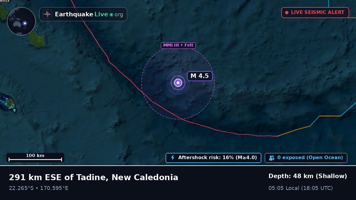 South Pacific Ocean (New Caledonia)
