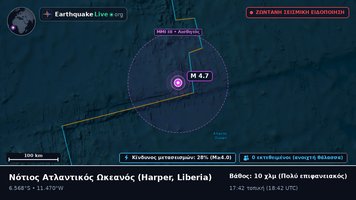 Νότιος Ατλαντικός Ωκεανός (Liberia)