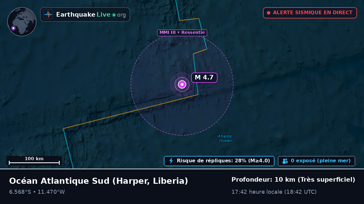 Océan Atlantique Sud (Liberia)