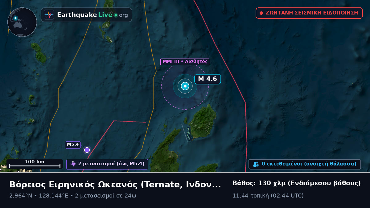 Βόρειος Ειρηνικός Ωκεανός (Ινδονησία)