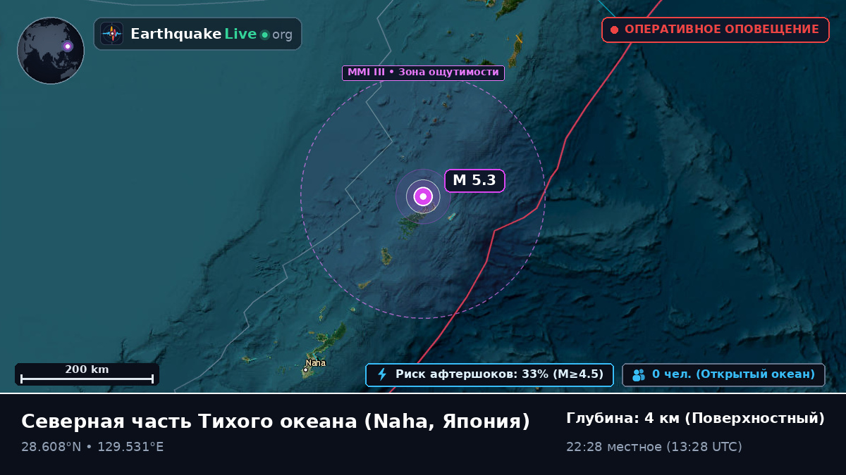 Северная часть Тихого океана (Япония)