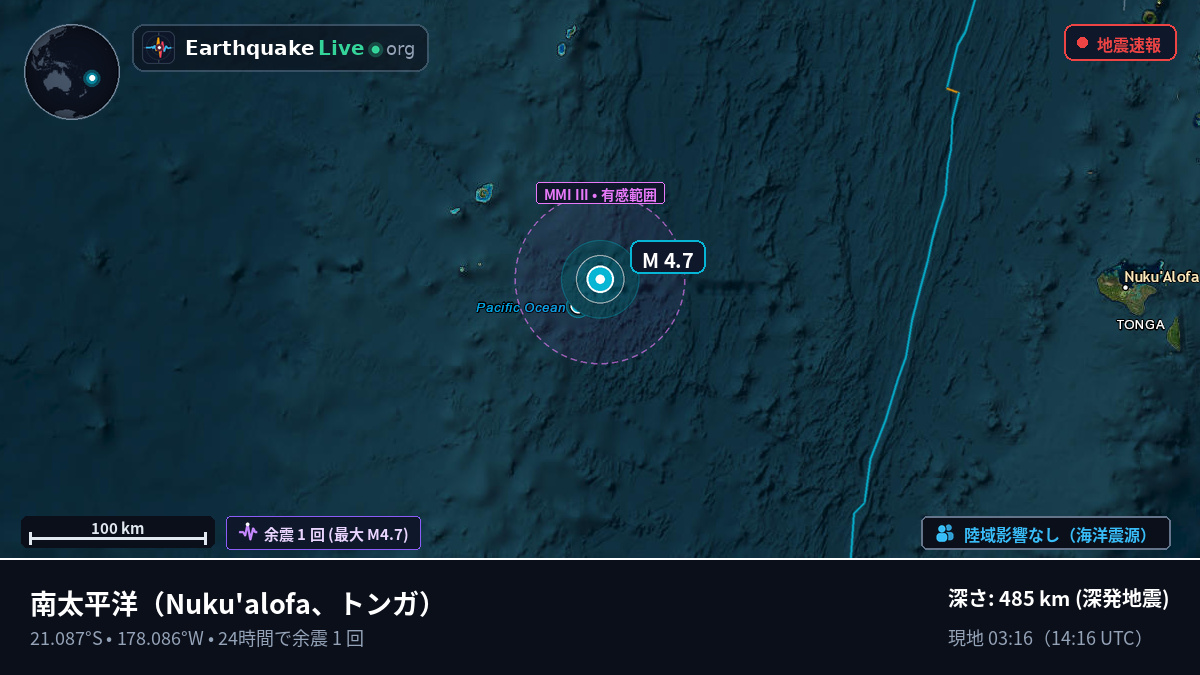 南太平洋 (トンガ)