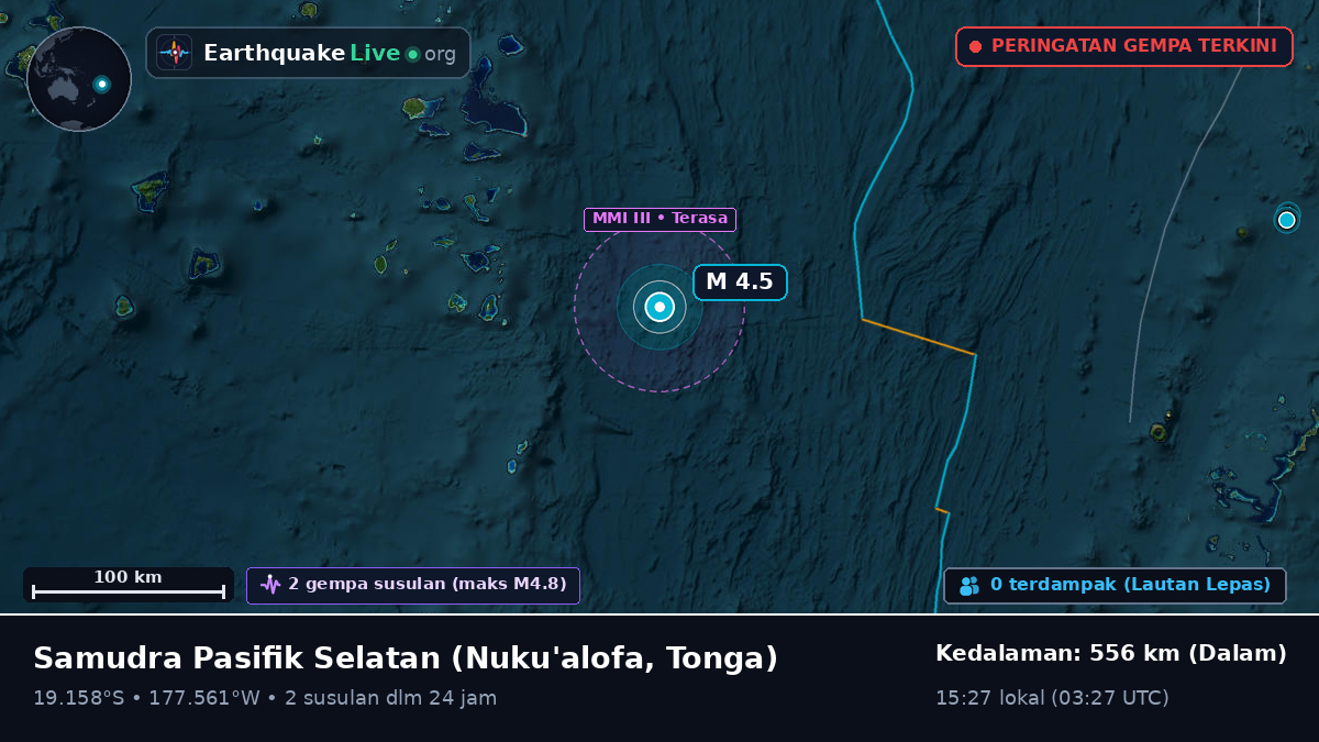 Samudra Pasifik Selatan (Tonga)