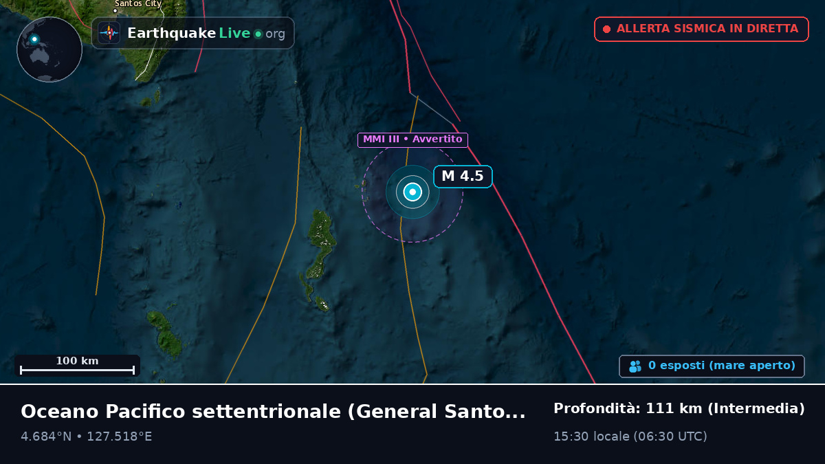 Oceano Pacifico settentrionale (Filippine)