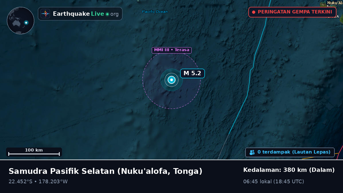 Samudra Pasifik Selatan (Tonga)