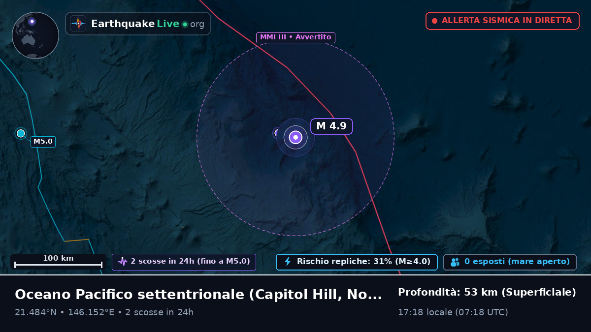 Oceano Pacifico settentrionale (Northern Mariana Islands)