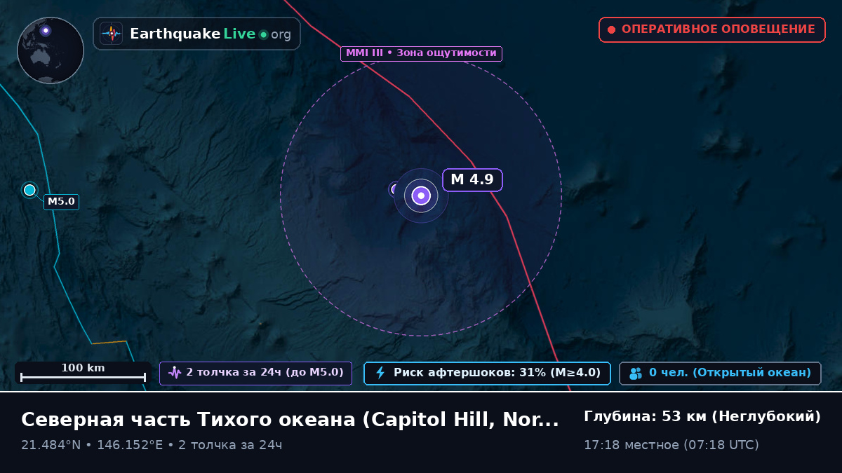 Северная часть Тихого океана (Northern Mariana Islands)