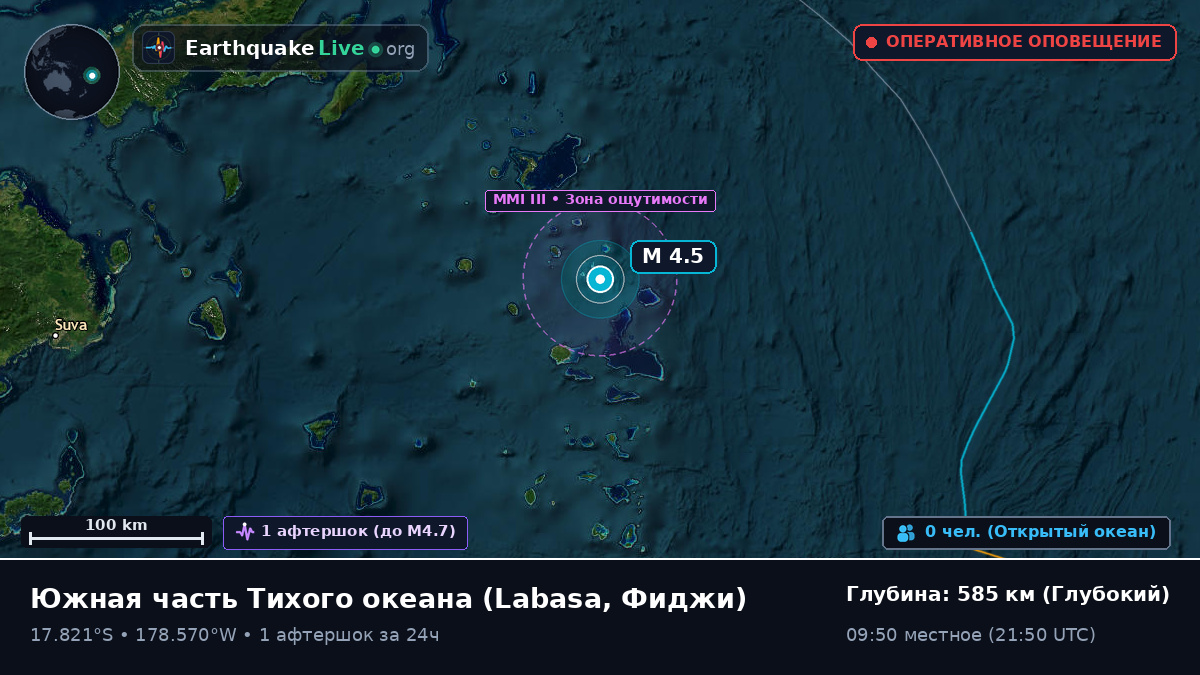 Южная часть Тихого океана (Фиджи)