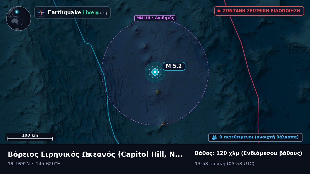 Βόρειος Ειρηνικός Ωκεανός (Northern Mariana Islands)