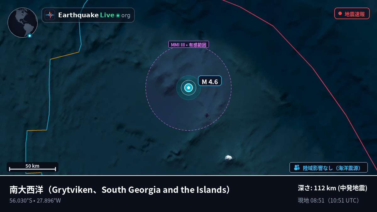 南大西洋 (South Georgia and the Islands)