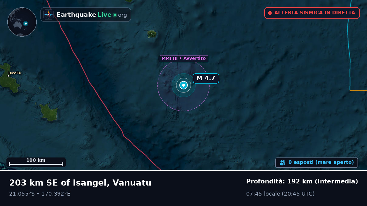 Oceano Pacifico meridionale (Vanuatu)