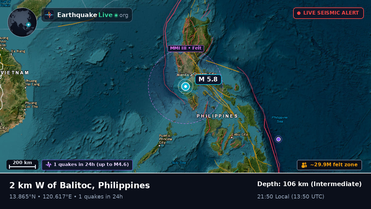 Off the coast of Batangas, Philippines