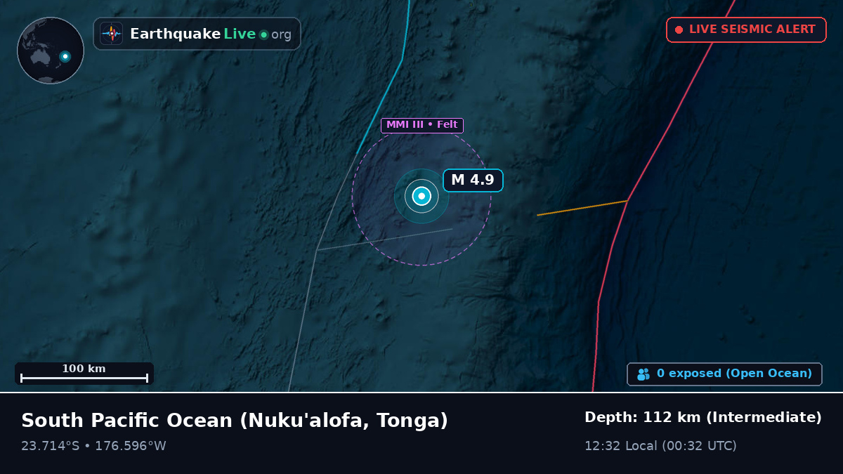 South Pacific Ocean (Tonga)