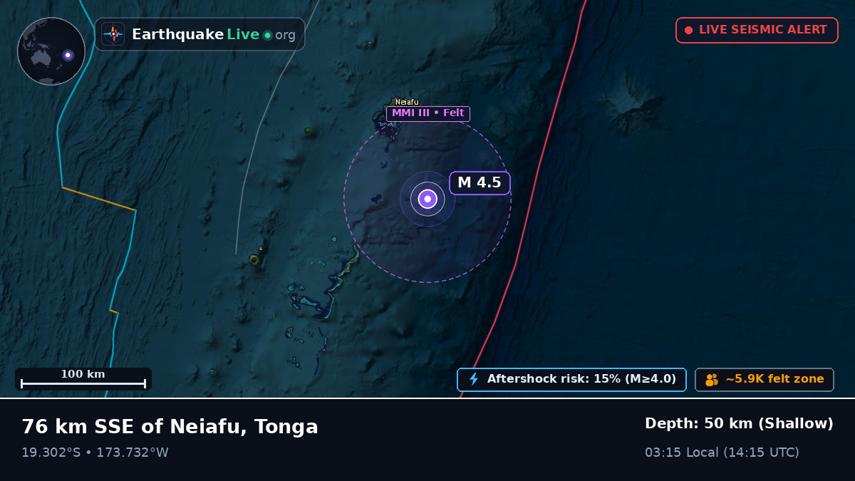 Off the coast of Neiafu, Tonga