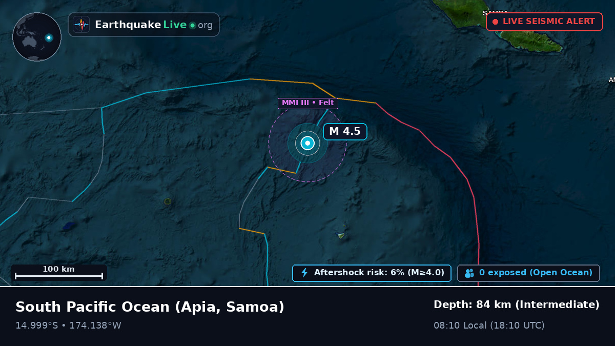 South Pacific Ocean (Samoa)