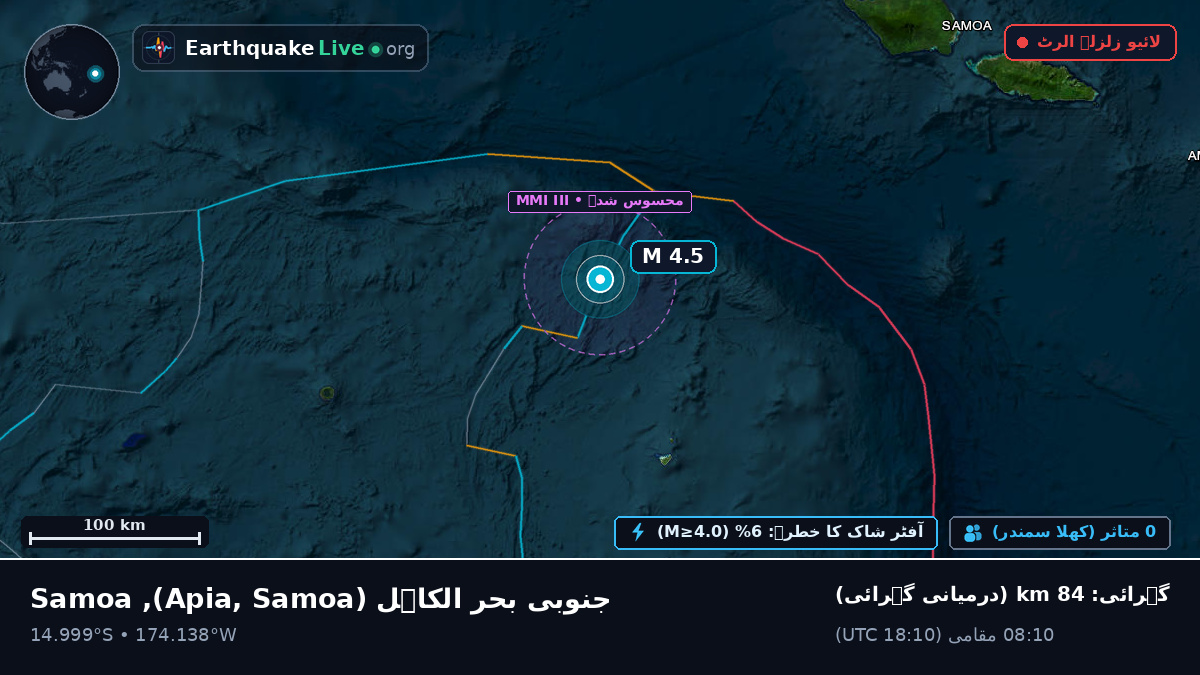 جنوبی بحر الکاہل (Samoa)