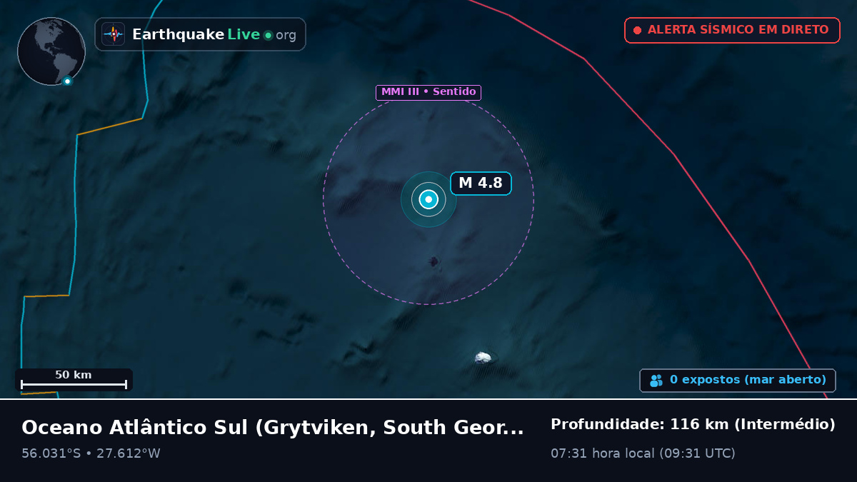 Oceano Atlântico Sul (South Georgia and the Islands)