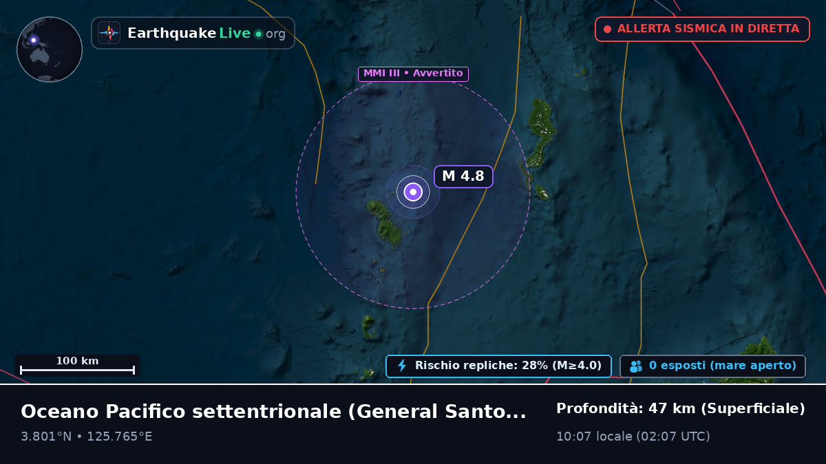 Oceano Pacifico settentrionale (Filippine)