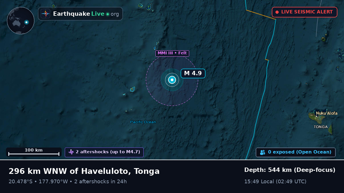 South Pacific Ocean (Tonga)