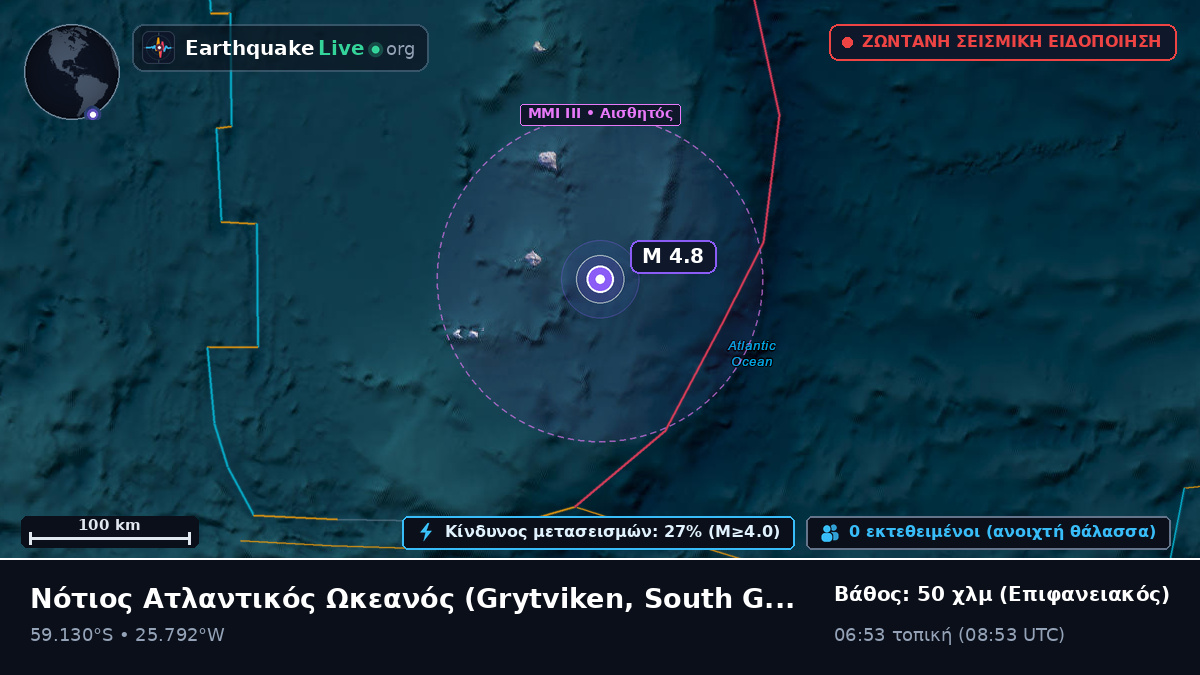 Νότιος Ατλαντικός Ωκεανός (South Georgia and the Islands)