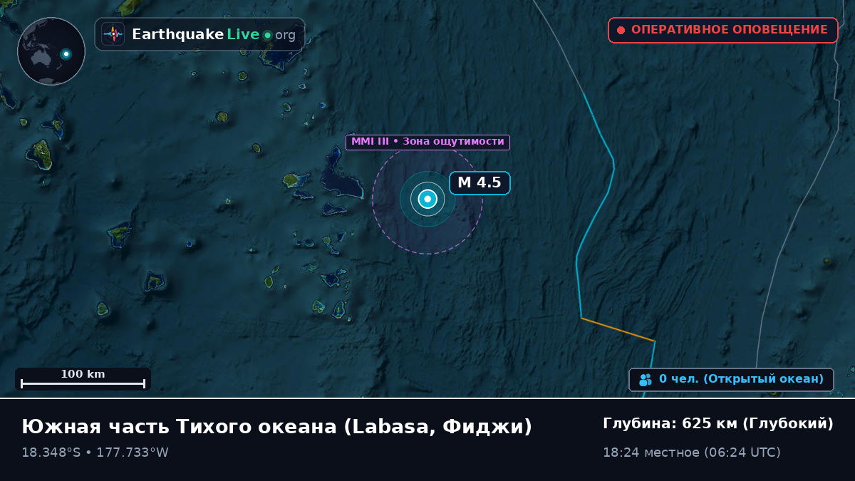 Южная часть Тихого океана (Фиджи)