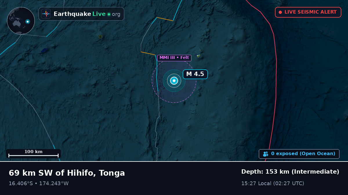 South Pacific Ocean (Tonga)