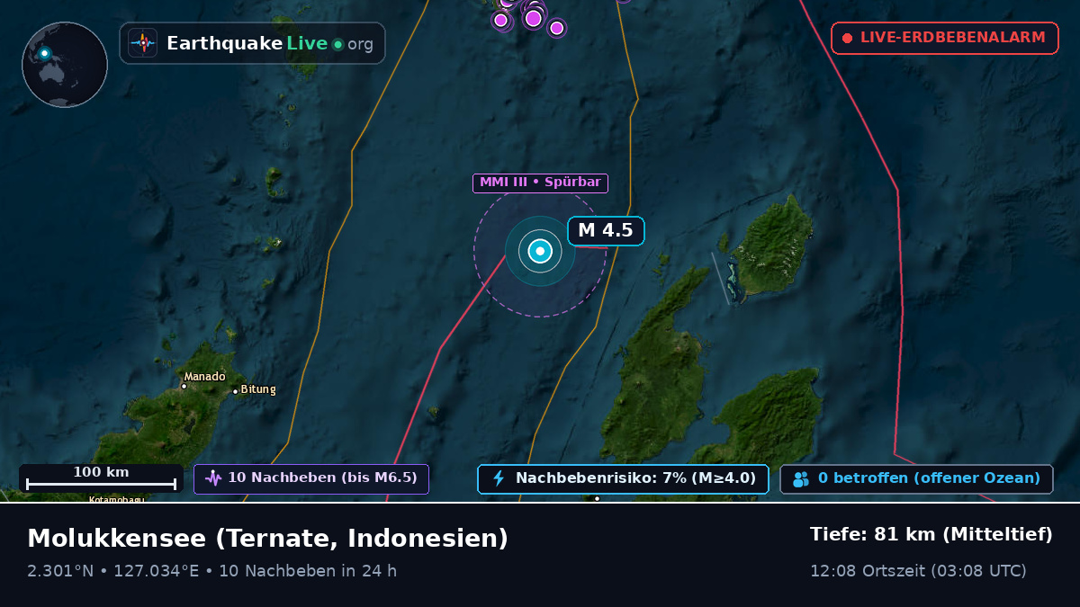 Molukkensee (Indonesien)