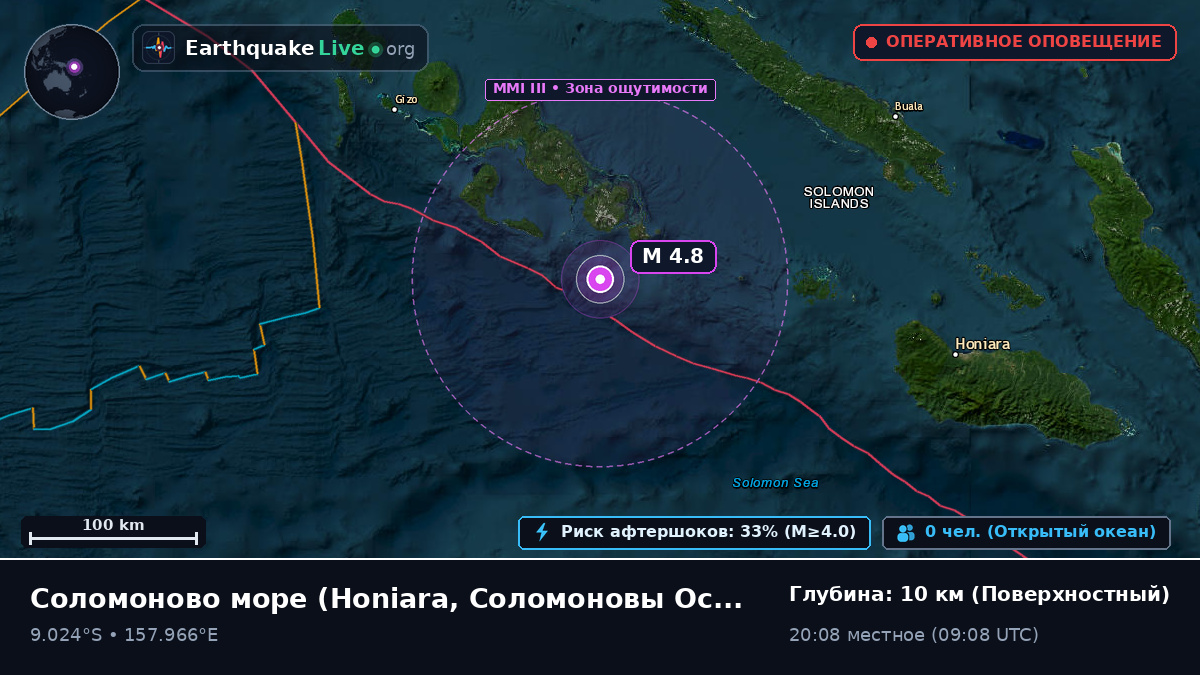 Соломоново море (Соломоновы Острова)