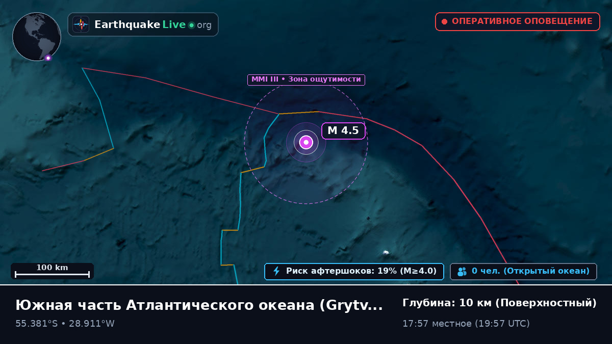 Южная часть Атлантического океана (South Georgia and the Islands)