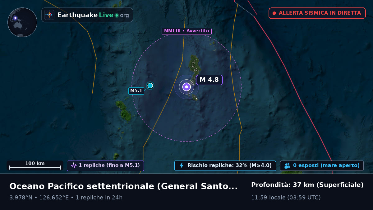Oceano Pacifico settentrionale (Filippine)