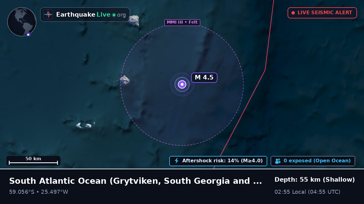South Atlantic Ocean (South Georgia and the Islands)