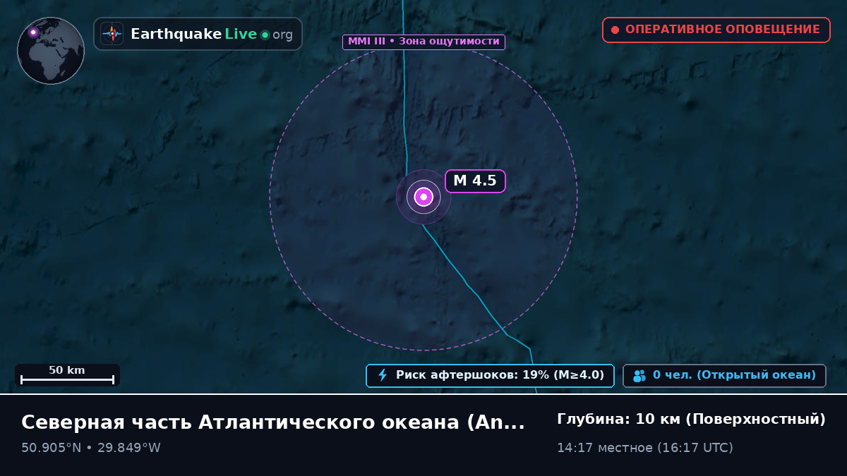 Северная часть Атлантического океана (Португалия)